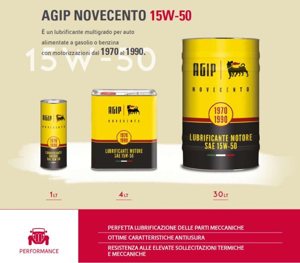Agip Novecento SAE 15W-50 1970-1990 - immagine 2